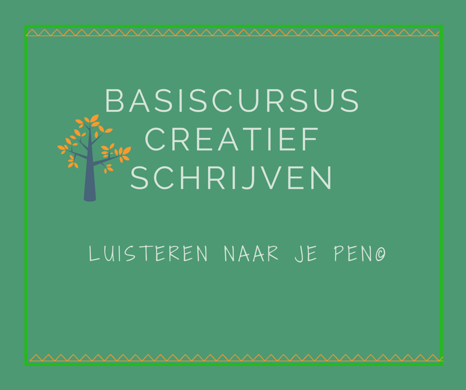Basiscursus creatief schrijven luisteren naar je pen Utrecht